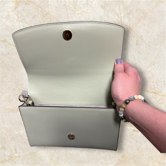 Kate Spade Carson Convertible Crossbody Sage Green NWOT - Picture 6 of 10